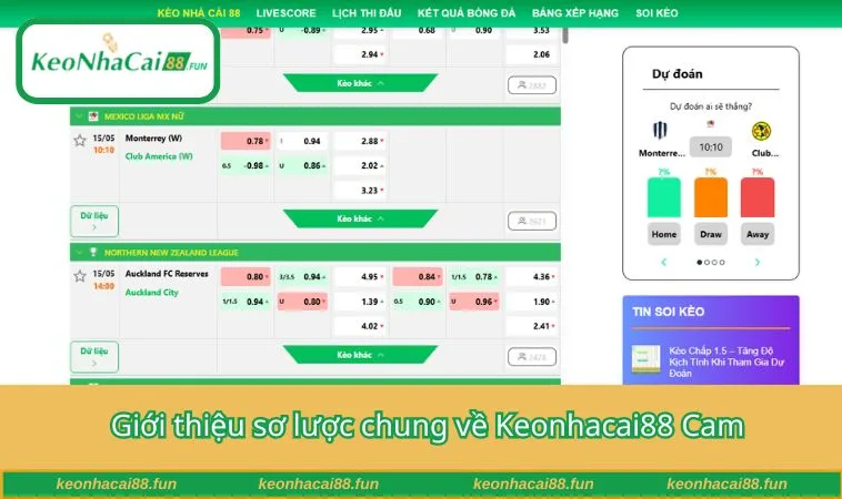 Giới thiệu sơ lược chung về Keonhacai88 Cam
