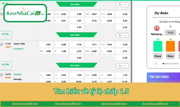Tìm hiểu về tỷ lệ chấp 1.5