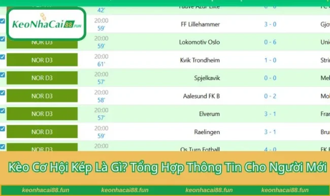 Kèo cơ hội kép là gì