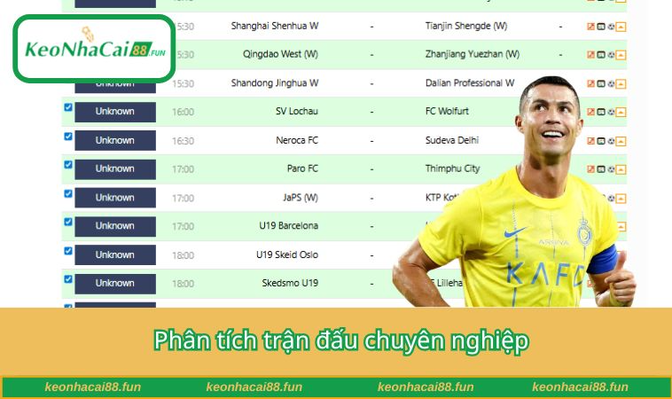 Phân tích trận đấu chuyên nghiệp, chuẩn xác từ chuyên gia