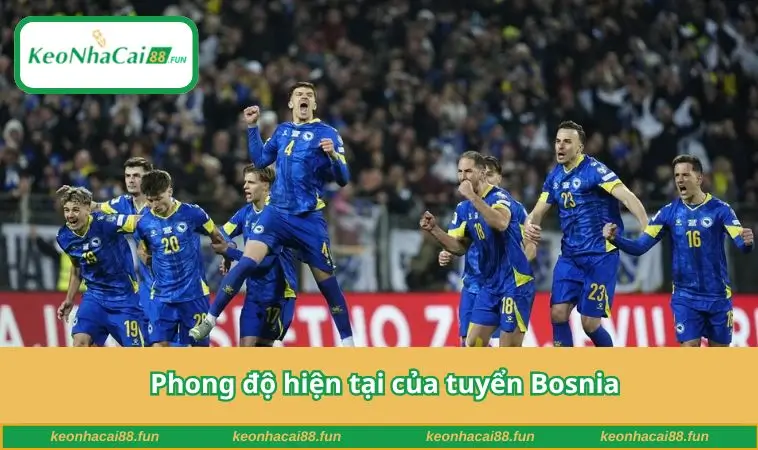 Phong độ hiện tại của tuyển Bosnia