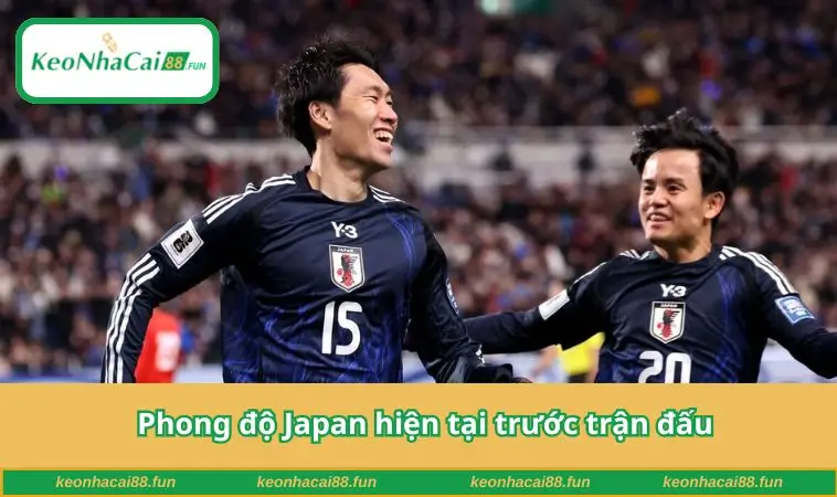 Phong độ Japan hiện tại trước trận đấu