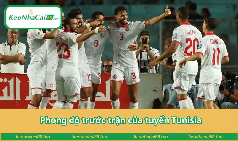 Phong độ trước trận của tuyển Tunisia