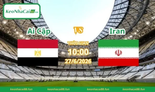 Soi kèo World Cup Ai Cập vs Iran