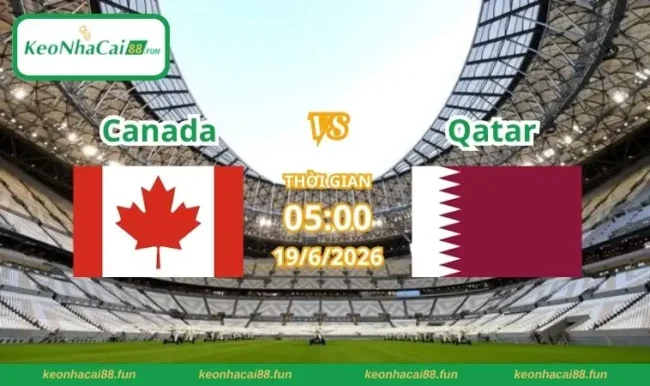 Soi kèo World Cup Canada vs Qatar