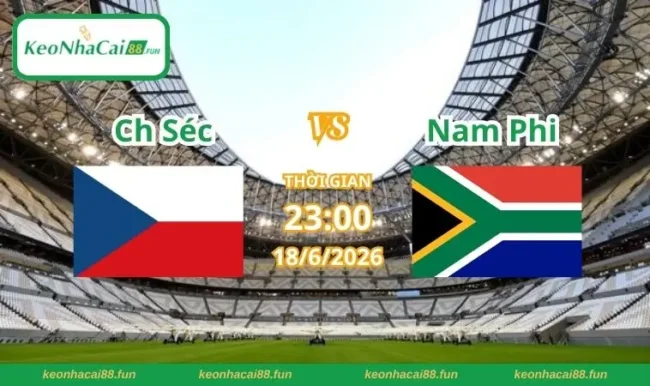 Soi kèo World Cup CH Séc vs Nam Phi