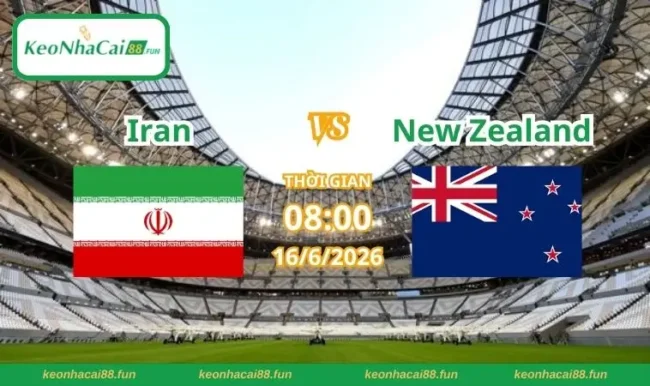 Soi kèo World Cup Iran vs New Zealand