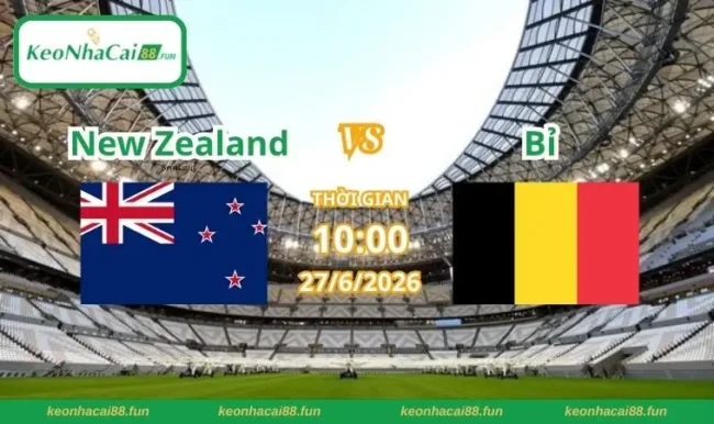 Soi kèo World Cup New Zealand vs Bỉ