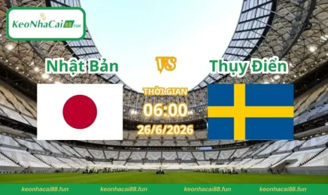 Soi kèo World Cup Nhật Bản vs Thụy Điển