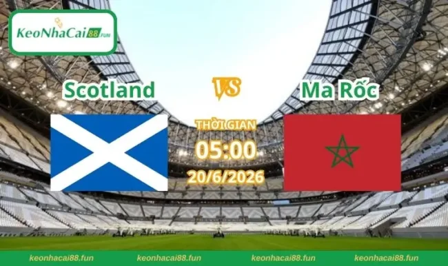 Soi kèo World Cup Scotland vs Ma Rốc