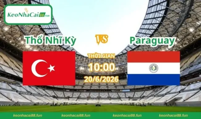 Soi kèo World Cup Thổ Nhĩ Kỳ vs Paraguay