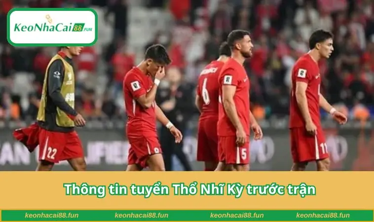 Thông tin tuyển Thổ Nhĩ Kỳ trước trận