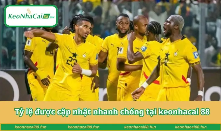 Tỷ lệ được cập nhật nhanh chóng tại keonhacai 88