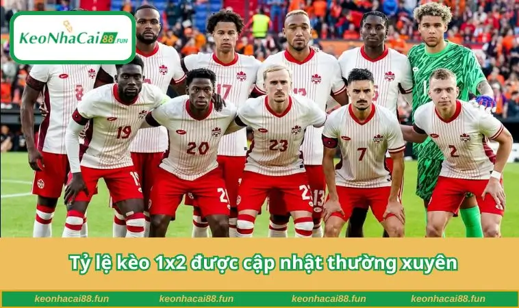Tỷ lệ kèo 1x2 được cập nhật thường xuyên